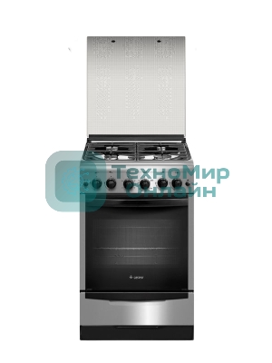 Плита газовая Gefest ПГ 5100-02 0004 серебристый, конфорок 4 шт, духовка 52 л, 50 см x 85 см x 58.5 см