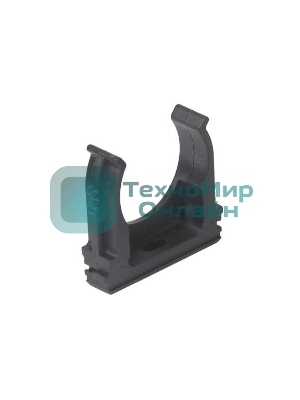 Клипса для трубы d25мм черный Рувинил К01125Ч