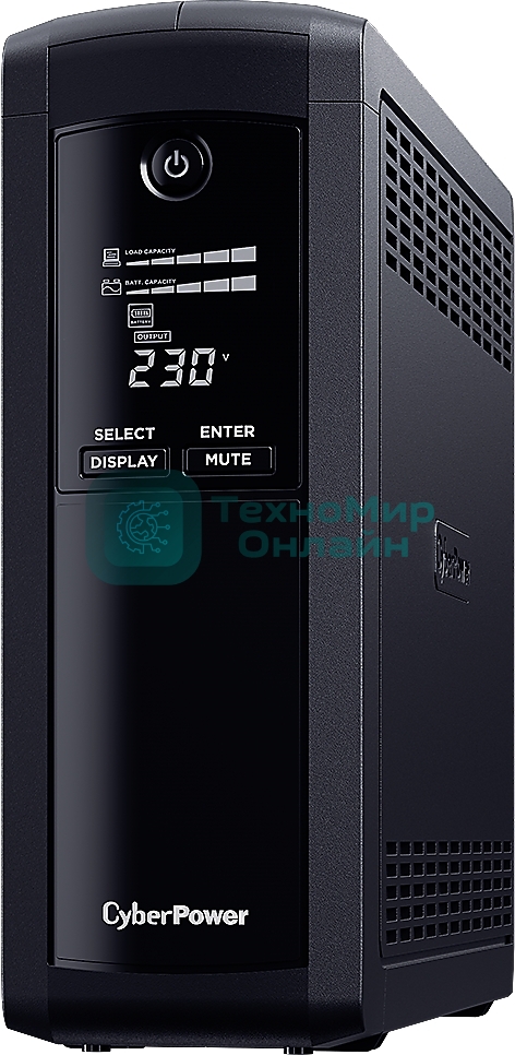Источник бесперебойного питания UPS CyberPower VP1600EILCD Line-Interactive 1600VA/960W USB/RS-232/RJ11/45 (4 + 4 IEC С13)