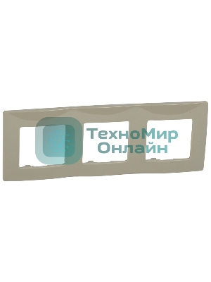 Рамка 3 поста, сл. кость ETIKA