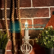 Лампа светодиодная филаментная Rexant Свеча CN35 7.5 Вт 600 Лм 4000K E14 прозрачная колба