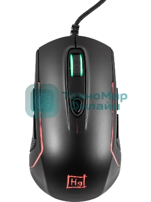 Мышь проводная Harper Gaming Kickback GM-P05 черный, 10000 dpi, USB, кнопки - 8