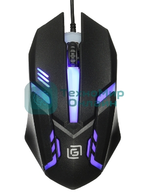 Мышь проводная Oklick 396M INSOMNIA черный, 1000 dpi, USB, кнопки - 3