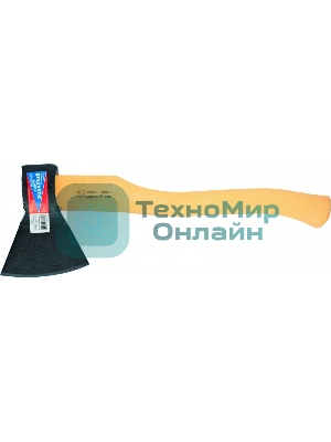 Топор кованный, в сборе, 600/850 г, деревянное топорище, 350 мм, А-О, (Труд), г. Вача Россия