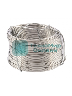 Проволока из нержавеющей стали Сибртех 0,9 мм, длина 50 м