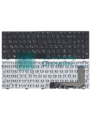 Клавиатура для ноутбука Lenovo IdeaPad 110-15ISK 110-17ACL черная с рамкой