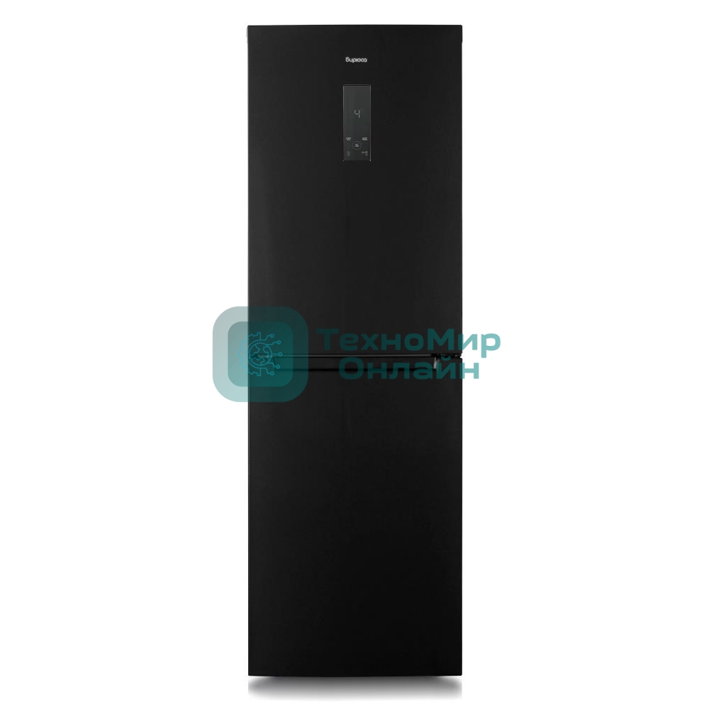 Холодильник Бирюса Б-B940NF черный двухкамерный 210/130л морозилка снизу, No Frost