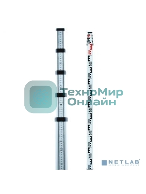 Рейка нивелирная ADA STAFF 5 (TN15)телескопическая с чехлом