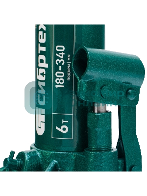 Домкрат гидравлический Сибртех бутылочный, 6т, 180-340 мм