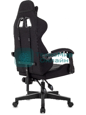 Кресло Zombie Void черный, экокожа, 120 кг, механизм качания