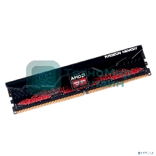 Оперативная память AMD Radeon R5, DDR5, 32Gb (1x32Gb), 5600MHz, CL40, DIMM, с радиатором, черный/красный