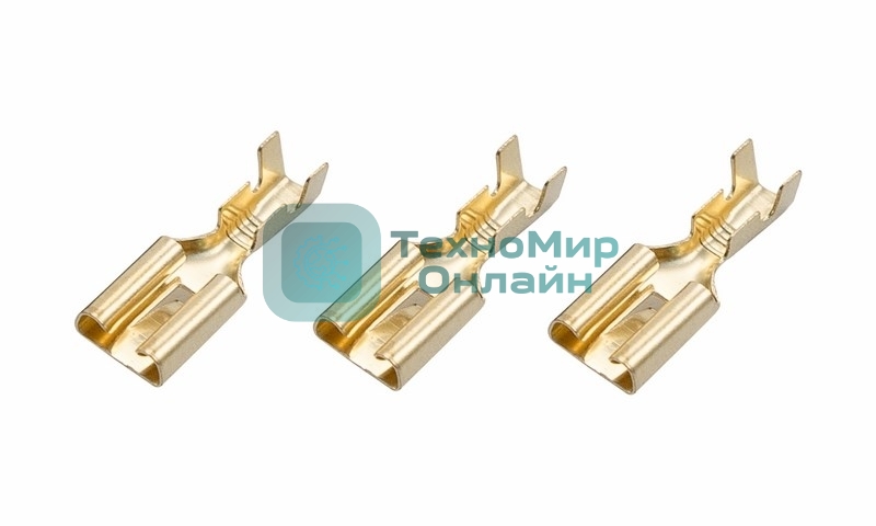 Клемма плоская Rexant гнездо 7.5 мм 1-2.5 мм² (РП-м 2.5-(6.3))