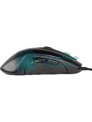 Мышь проводная Harper Gaming Kickback GM-P05 черный, 10000 dpi, USB, кнопки - 8