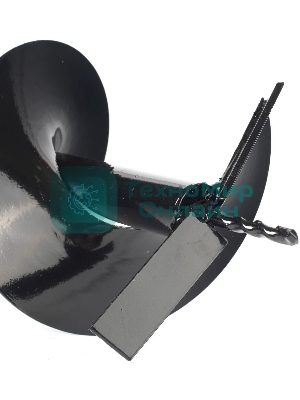 Шнек однозаходный PATRIOT D 200 для грунта к бензобуру, длина 800мм