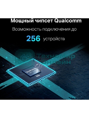 Двухдиапазонный роутер MERCUSYS MR80X AX3000 Wi-Fi 6, до 574 Мбит/с на 2,4 ГГц + до 2402 Мбит/с на 5 ГГц,4 фиксированные внешние антенны, 3 гигабитных порта LAN, 1 гигабитный порт WAN