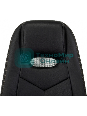 Кресло Бюрократ Zen/Black черный, кожа