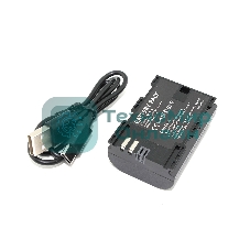 Аккумуляторная батарея для фотоаппарата Canon EOS 5D Mark II (LP-E6 Pro) USB Type-C 7.4V 1600mAh