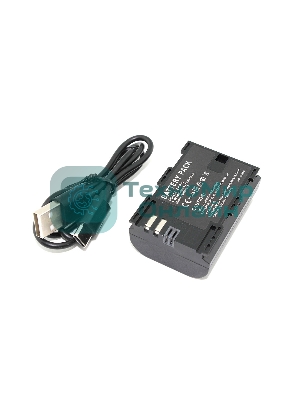 Аккумуляторная батарея для фотоаппарата Canon EOS 5D Mark II (LP-E6 Pro) USB Type-C 7.4V 1600mAh