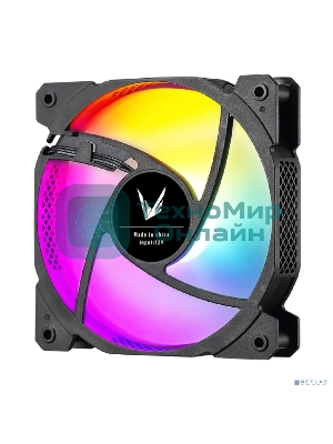 Вентилятор для корпуса Aerocool/Formula Cosmic 12BK ARPW ARGb черный, 120 мм, 1500 об/мин, 26.8 дБ, 4 pin