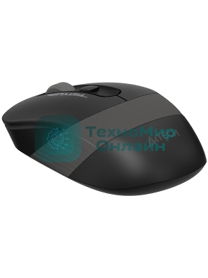 Мышь беспроводная A4Tech Fstyler FG10 черный/серый, 2000 dpi, радиоканал, USB, кнопки - 4