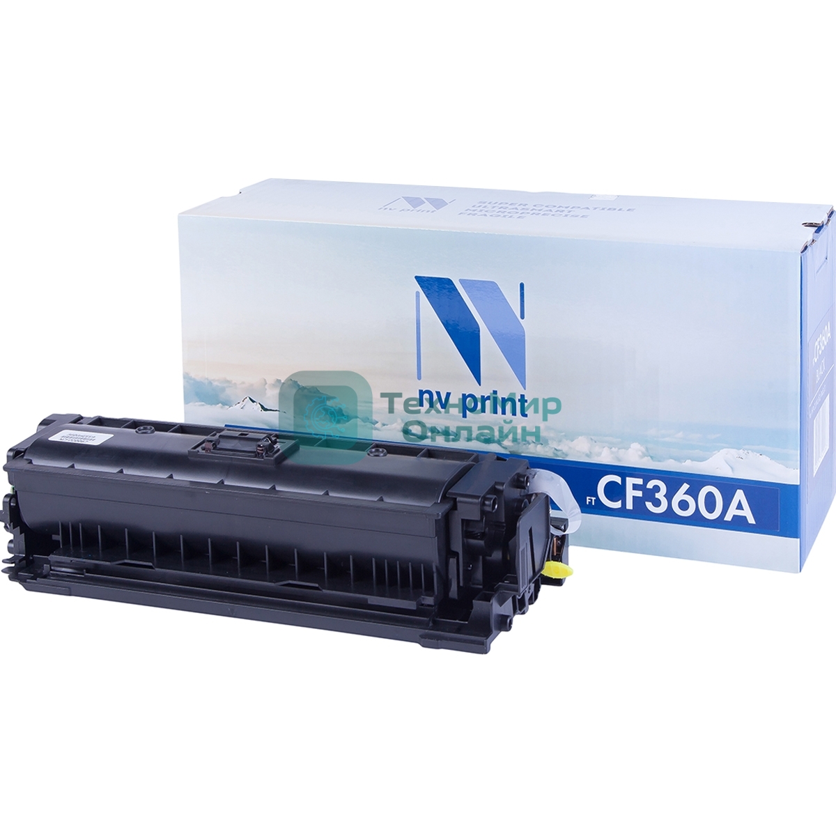 Картридж лазерный NVPrint совместимый НР CF360A черный для LJ Color M552/M553 (6000k)