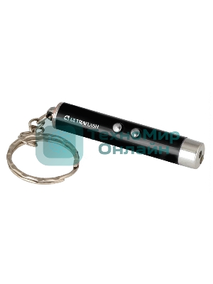 Фонарь ULTRAFLASH LED30Lфонарь. 1LED+лазерная указка 3xAG3. черный. алюм. блистер-пакет