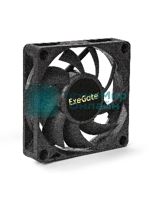 Вентилятор для корпуса ExeGate EX07015H3PM черный, 70 мм, 3000 об/мин, 26 дБ, 3 pin