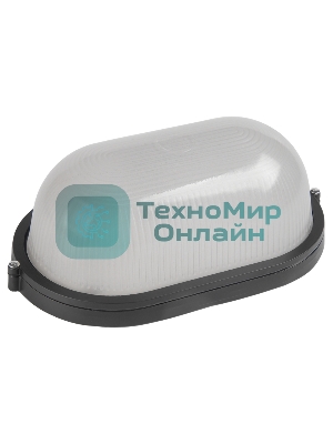 Светильник Iek LNPP0-1401-1-060-K02  НПП1401 черный/овал 60Вт IP54  ИЭК