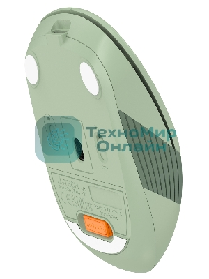 Мышь беспроводная A4Tech Fstyler FB10C зеленый, 2000 dpi, радиоканал, Bluetooth, USB, кнопки - 4