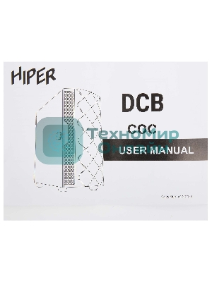 Компьютерный корпус Hiper DCB черный без БП ATX 1x120mm 1x140mm 1xUSB2.0 1xUSB3.0 audio bott PSU