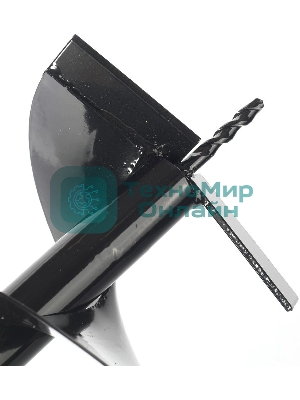 Шнек однозаходный PATRIOT D 200 для грунта к бензобуру, длина 800мм