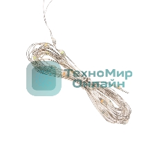 Гирлянда Neon-night Светодиодный дождь из росы 3х3м, теплый белый, USB + пульт управления, с крючками для крепления