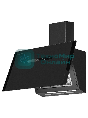 Вытяжка наклонная Maunfeld Falcon 60 Glass черная, 59.5 см, 1150 куб. м/ч, 54 дБ