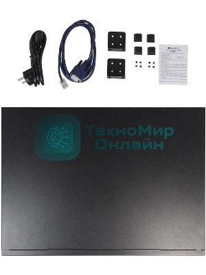 Коммутатор ORIGO Managed L3 Switch 48x1000Base-T PoE, 6x10Gbase-X SFP+, PoE Budget 880W, RJ45 Console, 19