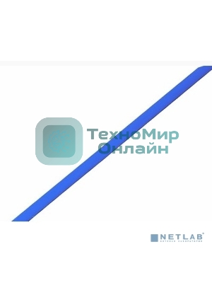 Термоусадочная трубка Rexant 2,5/1,25 мм, синяя, упаковка 50 шт. по 1 м