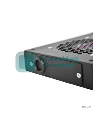 Модуль вентиляторный ЦМО, 3 вентилятора, колодка, черный R-FAN-3J-9005