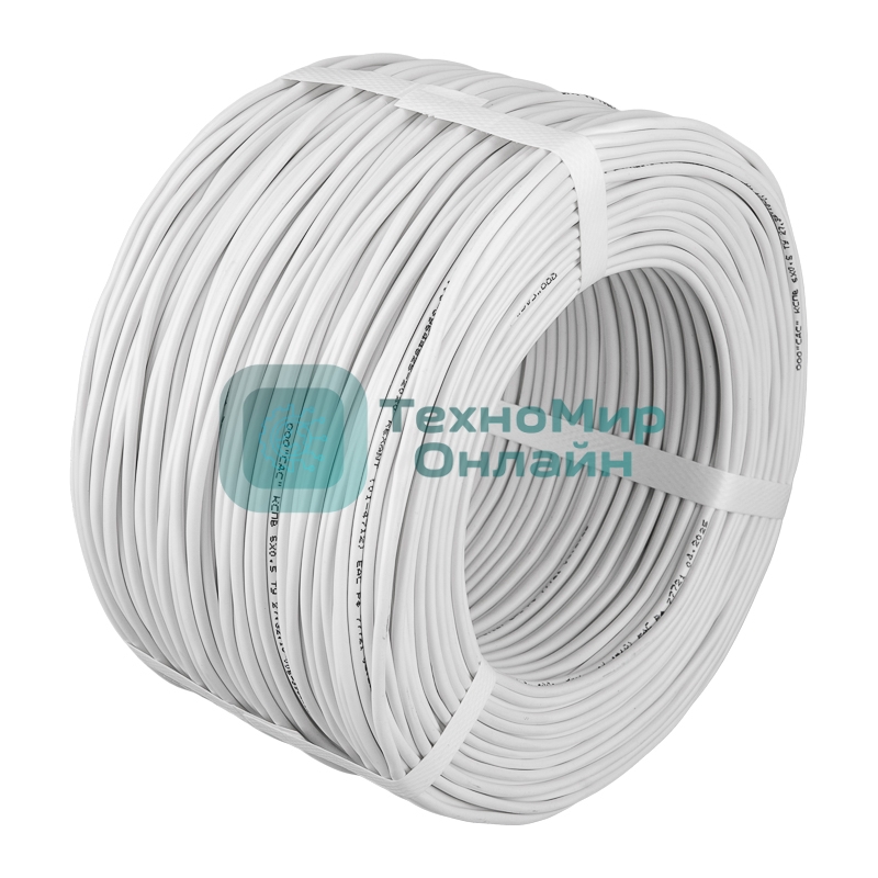 Кабель сигнальный КСПВ Rexant 6х0,5мм ССА, бухта 200 м