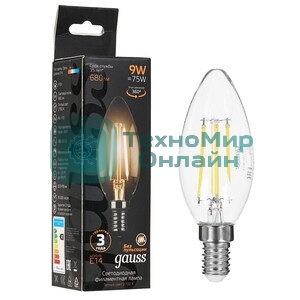 Светильник LED Gauss 9Вт 2700К IP20 встраив. ультратонкий круглый