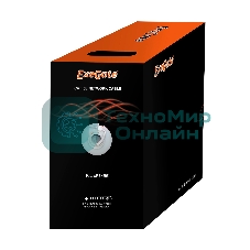 Кабель Exegate EX186134RUS UTP 4 пары кат.6 Exegate CCA, 305м pullbox, серый