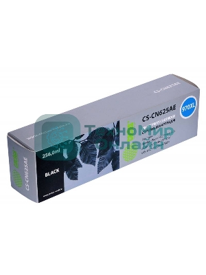 Картридж струйный Cactus CS-CN625AE 970XL черный (256 млl) для HP Officejet Pro X476dw/X576dw/X451dw