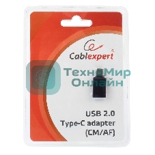 Переходник Cablexpert Переходник USB, USB Type-C/USB 2.0F, пакет (A-USB2-CMAF-01)