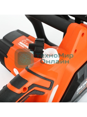 Пила цепная электрическая Patriot ESP 2418, 2400Вт, 18'/45 см, 3/8, 1,3мм 62 зв, плавный пуск, бесключевая натяжка цепи, термозащита