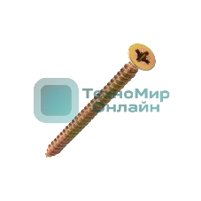 Саморез универсальный Kranz 5х70, желтый цинк, короб (100 шт./уп.)