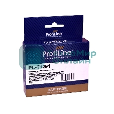 Картридж струйный ProfiLine PL-T1291 для принтеров Epson Stylus SX230/SX235/SX420/SX425/SX430/SX435/SX438/SX440/SX445/SX525/SX535/SX620/Stylus Office B42/BX305/BX320/BX525/BX535/BX625/BX630/BX635/BX925/BX935/WorkForce 7015/7515/7525 с чернилами Black