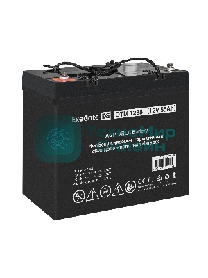 Комплект Источник бесперебойного питания EX296003RUS + батарея 55Aч EX285667RUS 4шт (инвертор, синус, для котла, настенный) ExeGate FineSine SX-3000.LCD.AVR.2SH.T <3000VA/2100W, чистая синусоида, цветной LCD-дисплей, AVR, 2*Schuko+клеммы, линейно-интерактивный, крепление настенное, черный> + батарея ExeGate DTM 1255 (12В, 55А·ч) 4шт