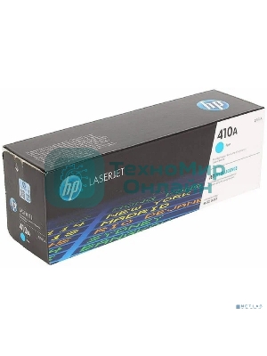 Тонер Картридж HP 410A CF411A голубой для HP LJ Pro M452/M477 (2300 стр.)