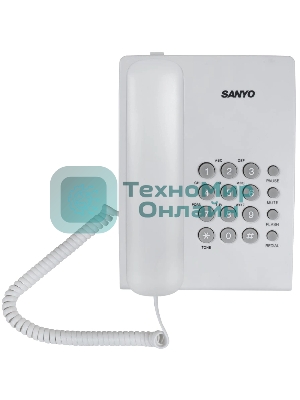 Телефон проводной SANYO RA-S204W белый