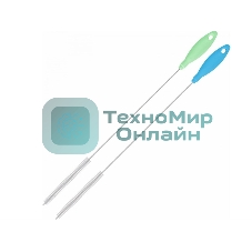 Щетка-ершик длинная для чистки трубки капучинатора, синий зеленый