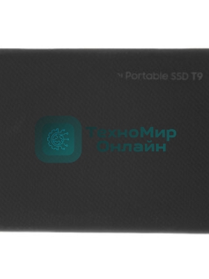 Внешний SSD Samsung T9, 4TB, USB 3.2 Gen 2x2 Type-C, R/W 2000/2000, черный
