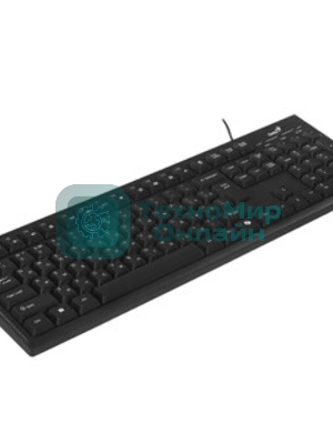Комплект клавиатура+мышь Genius KM-100SE проводной, USB, 1200 DPI, чёрный